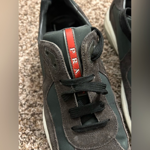 Men’s Prada trainers with box